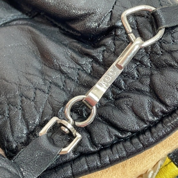 Vintage Rainbow leather ski gloves Zero Made in Japan for Farfield-Hanover - Picture 9 of 11